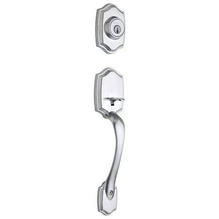 Kwikset Belleview SGL CYL Exterior Handleset w/R 687BWLIP-26D